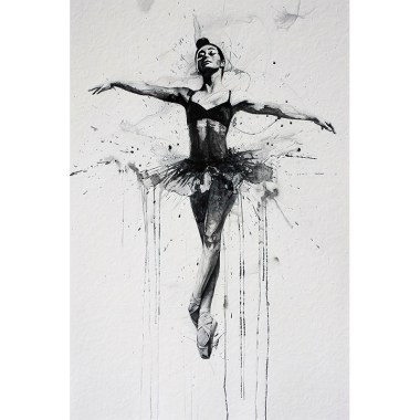 Schilderij Ballerina art